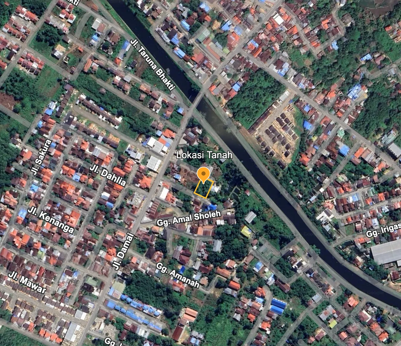 Tanah Dijual 600 m² di Cindai Alus, Martapura 1