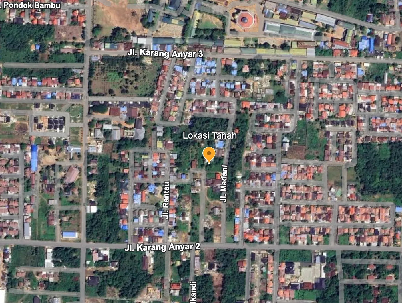 Tanah Dijual 20 x 43 Meter di Jl. Madani, Banjarbaru 1