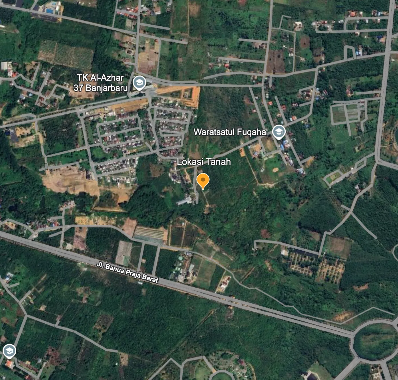 Tanah Dijual 120 m² SHM, 8 Menit ke Kantor Gubernur Banjarbaru