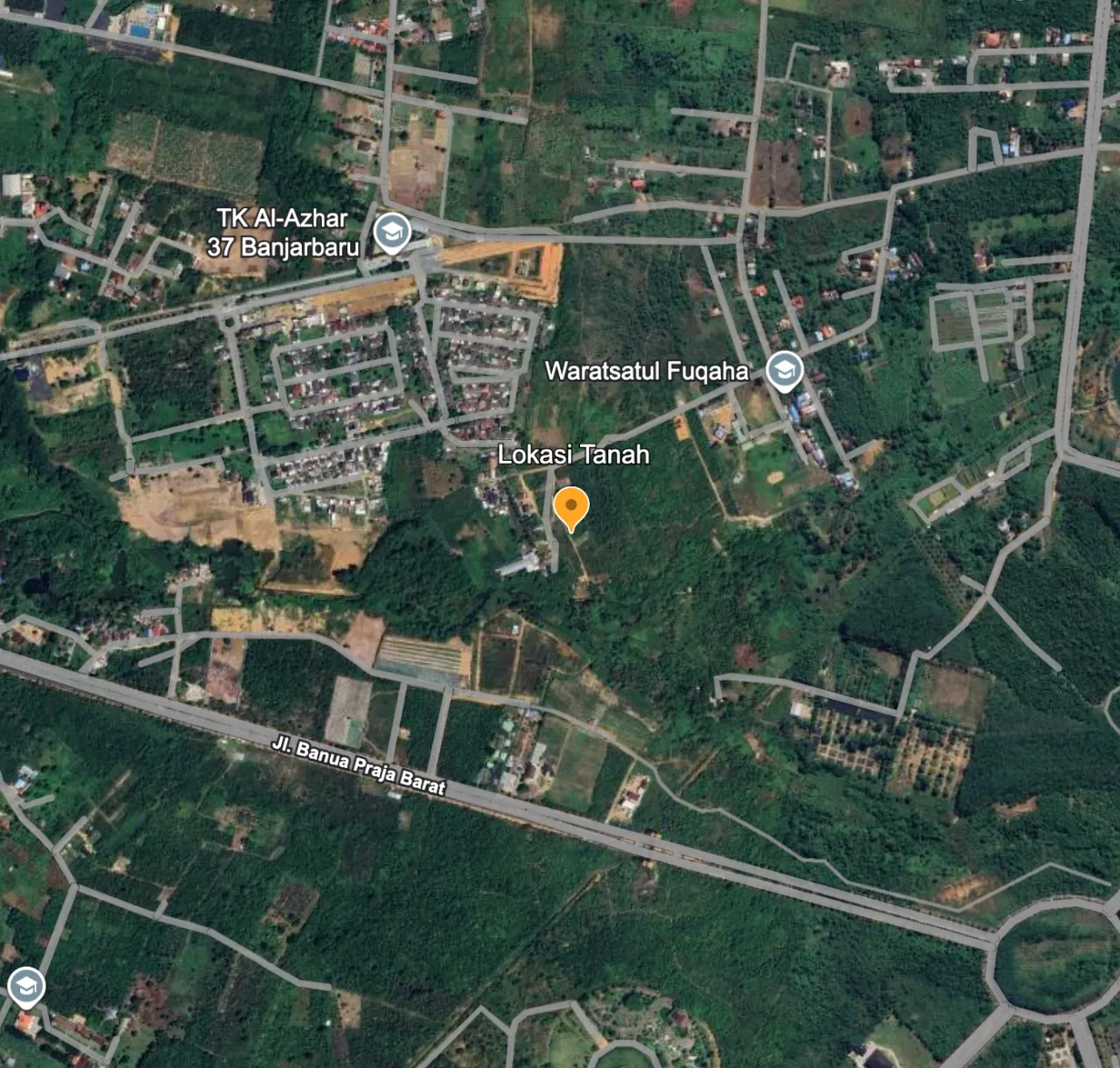 Tanah Dijual 120 m² SHM, 8 Menit ke Kantor Gubernur Banjarbaru