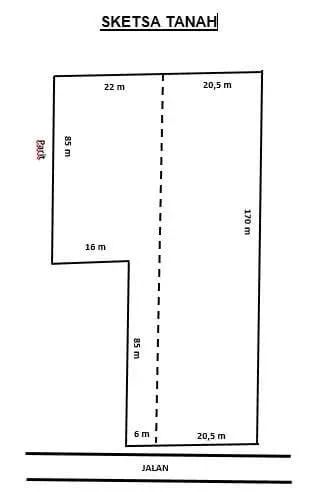 Tanah Dijual 3.415 m² di Jl. Carakajaya, Banjarbaru